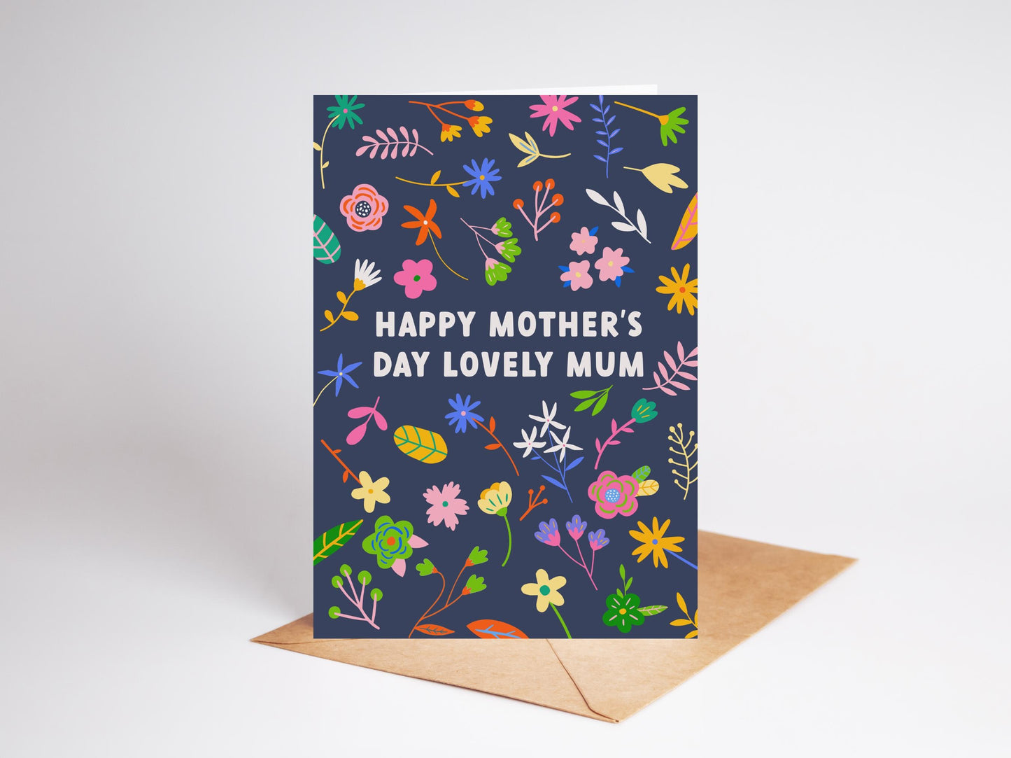 Happy Mothers Day Card | Colourful | Floral Print