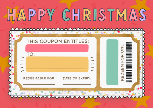Christmas Coupon | Customisable Gift Card