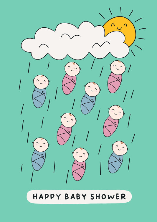 Happy Baby Shower Card | Funny and Cute Baby Shower Card