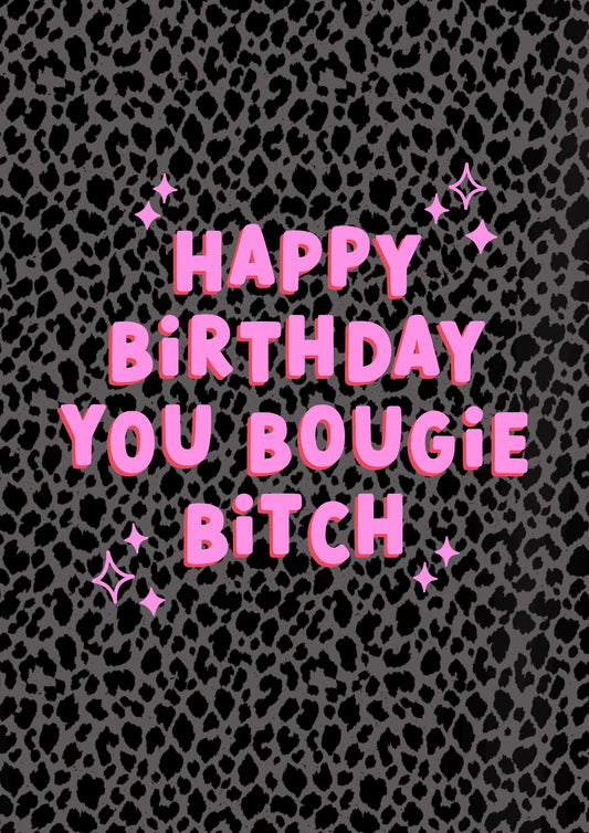 Bougie Bitch Birthday Card