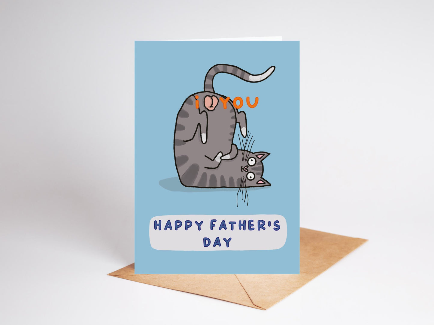Hilarious Cat Dad | Fathers Day Card
