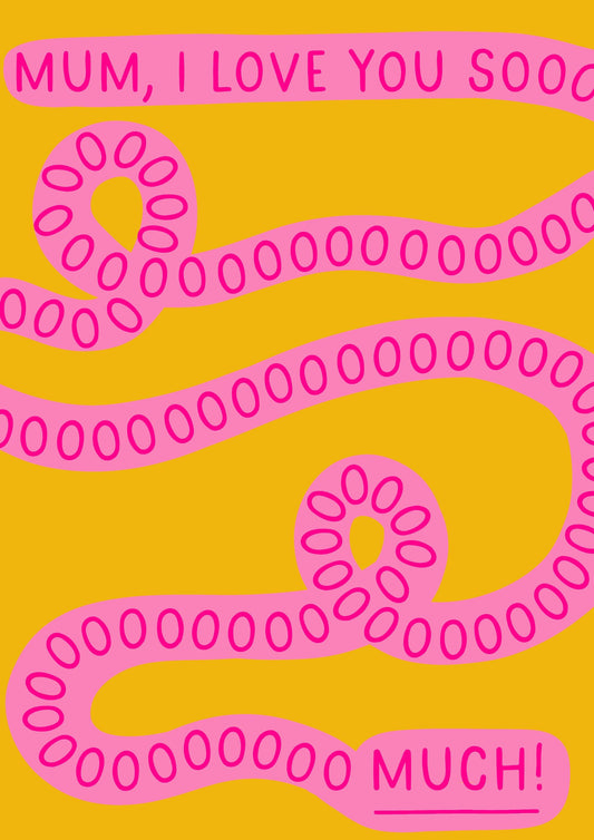 Mum Love | Bright Card to Celebrate Mums