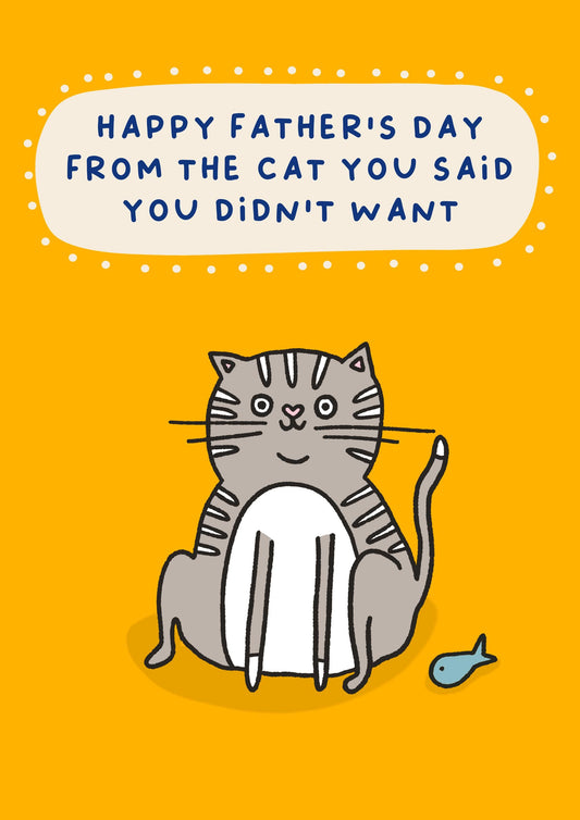 From the Cat Fathers Day Card