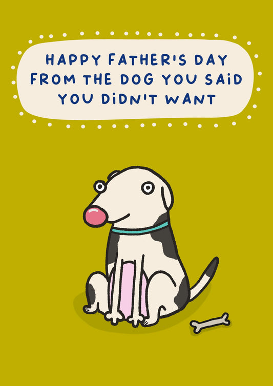 From the Dog Fathers Day Card