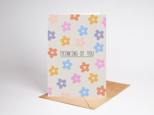 Thinking Of You Card | Flowers | Floral