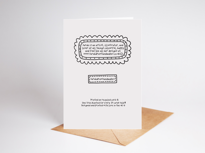 Hidden Message Penguin | Fun Birthday Card