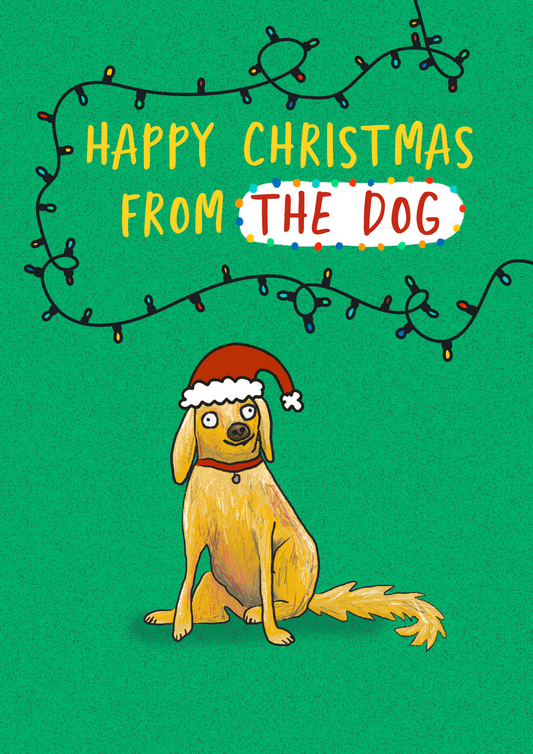 Dog Christmas Card | From the Dog