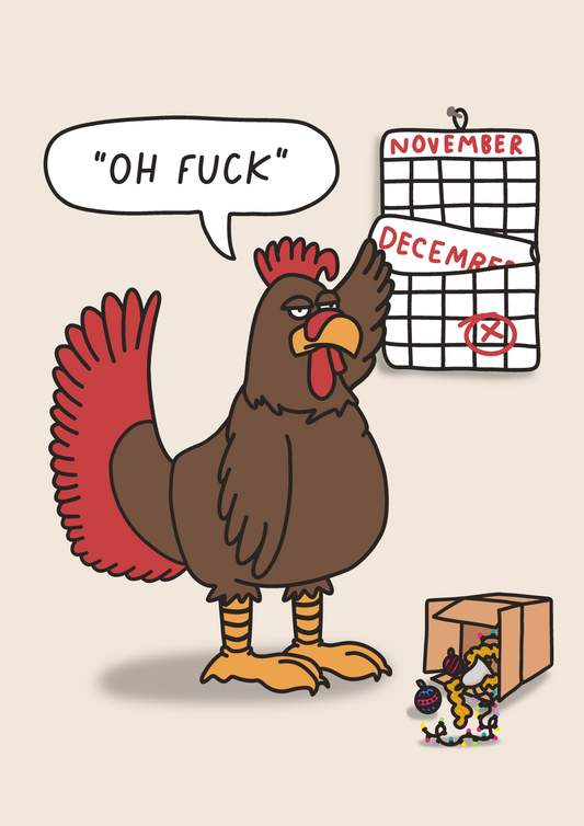 Turkey Festive Humour | Funny Christmas Card