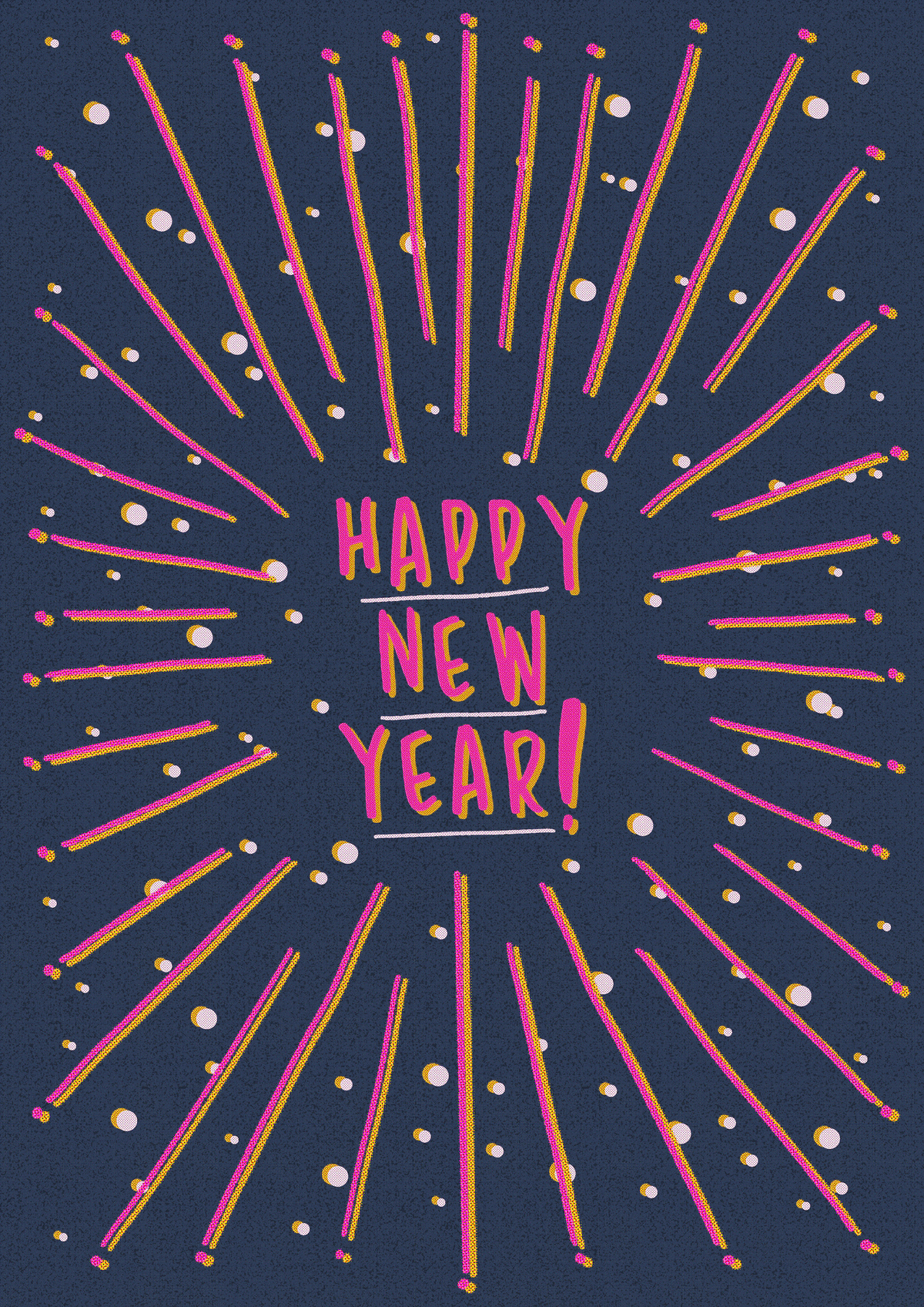 Happy New Year | New Year Greeting Card