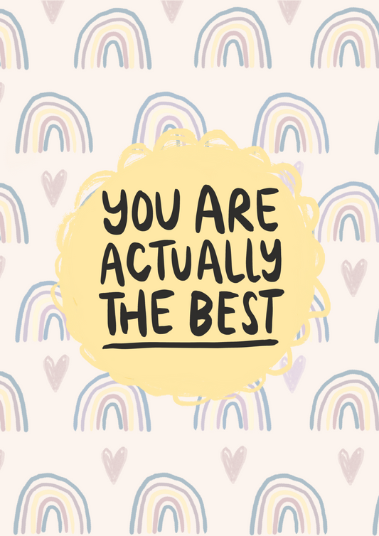 You Are Actually the Best | Celebration, Thank You & Appreciation