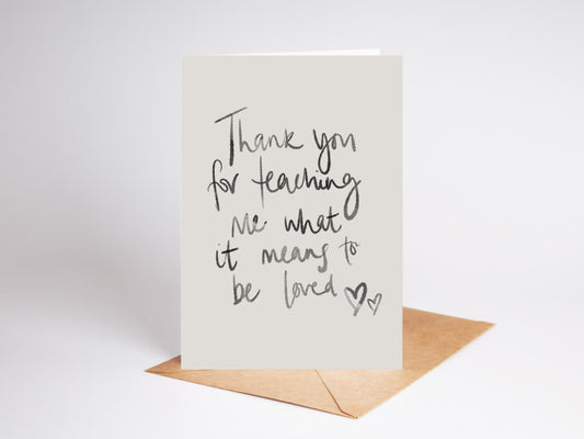 Heartfelt Thank You Card: Appreciation for Lovers and Partners