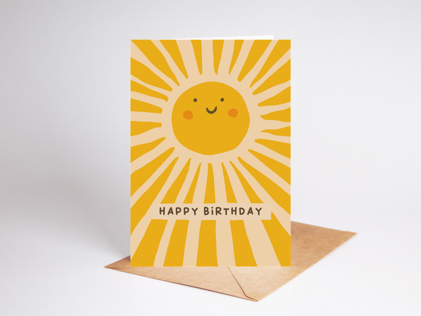 Sunshine, Bright, Happy Birthday Card, For Child, Friend, Him, Her