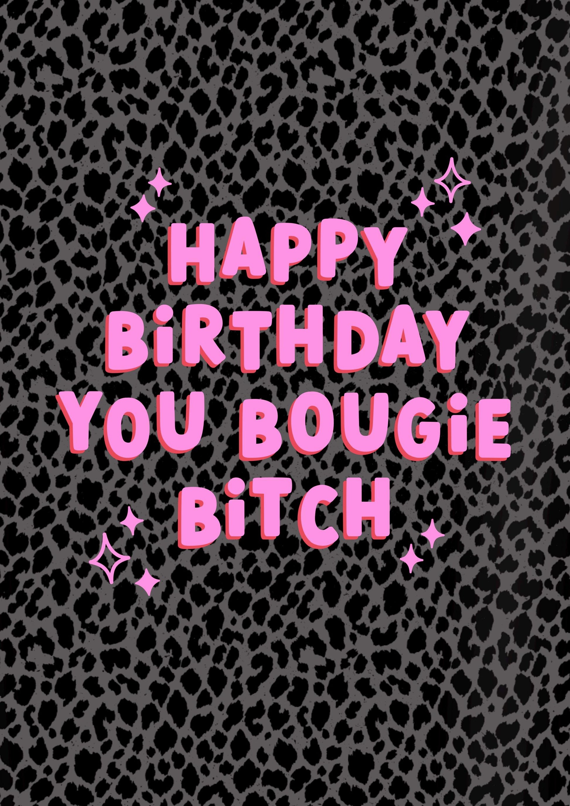 Bougie Bitch Birthday Card