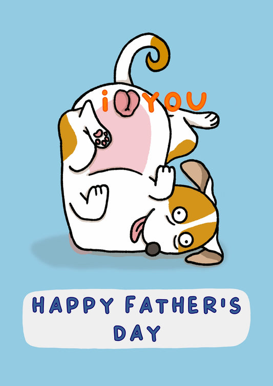 Hilarious Dog Dad | Fathers Day Card