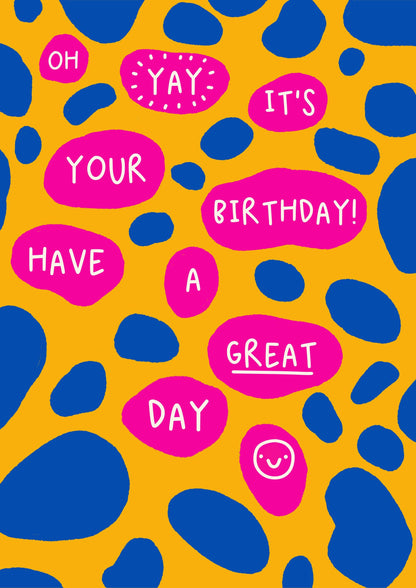 Quirky Bright Birthday Card