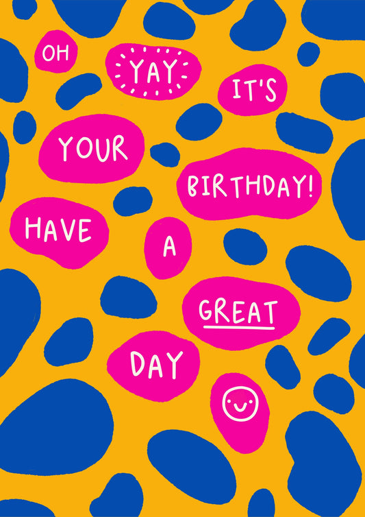 Quirky Bright Birthday Card