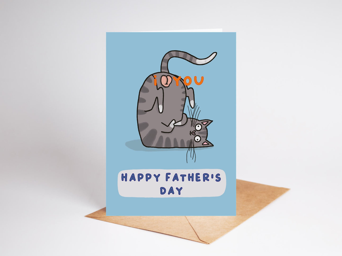 Hilarious Cat Dad | Fathers Day Card