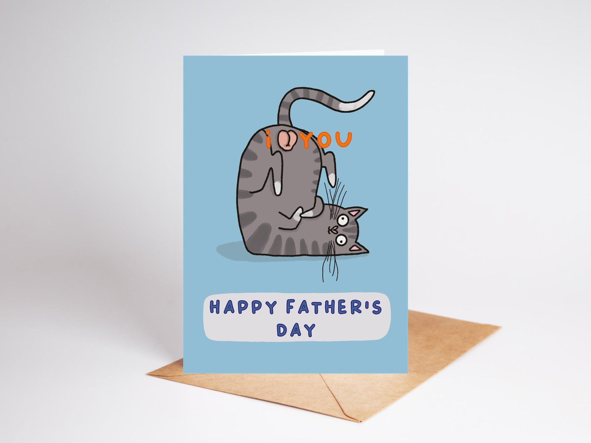 Hilarious Cat Dad | Fathers Day Card
