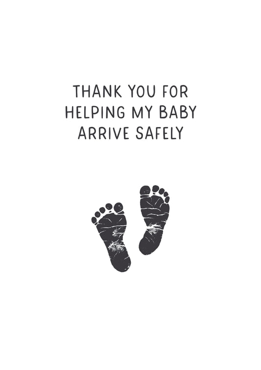 Thank You Card for Midwife