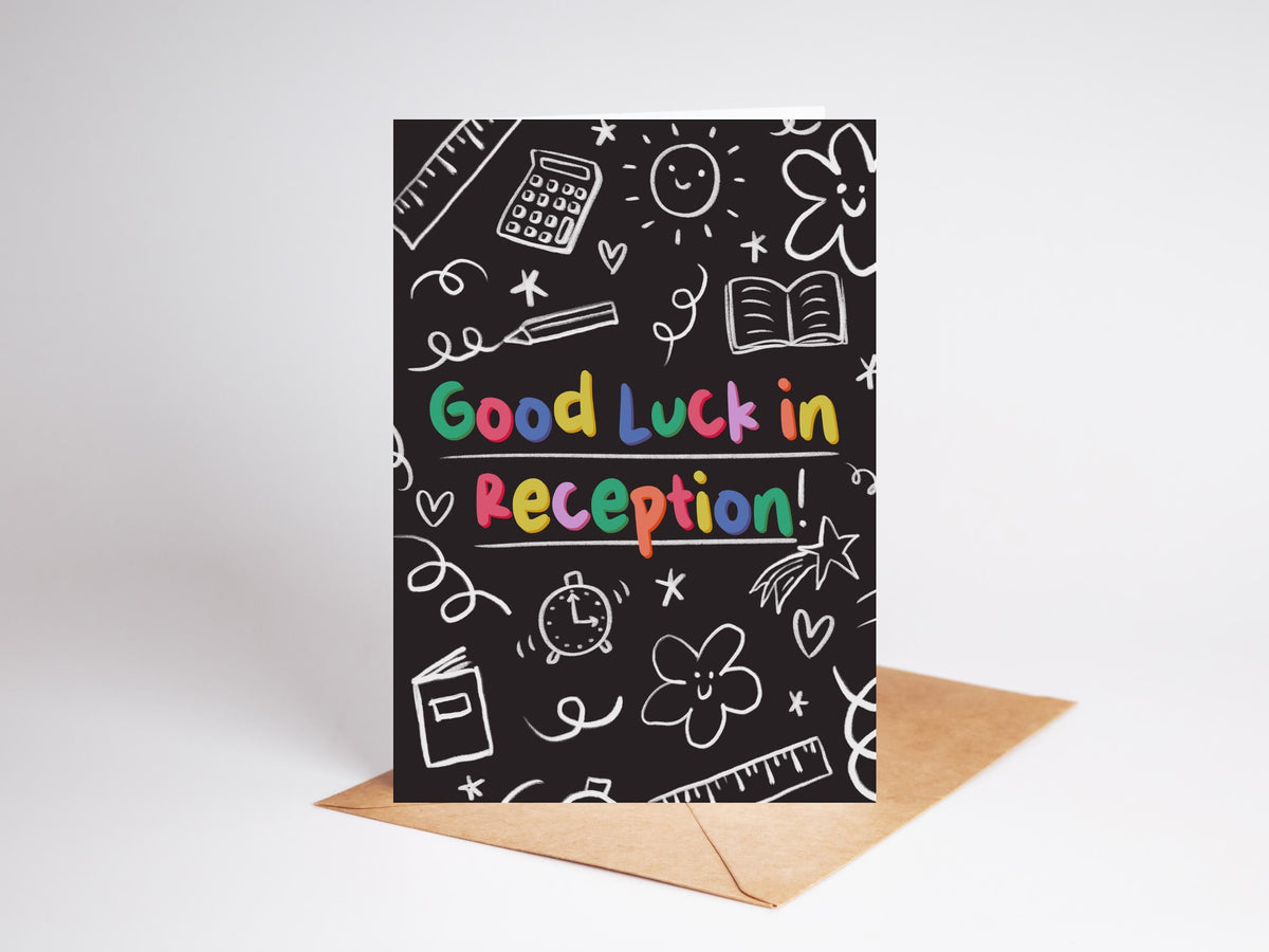 Good Luck in Reception School Card