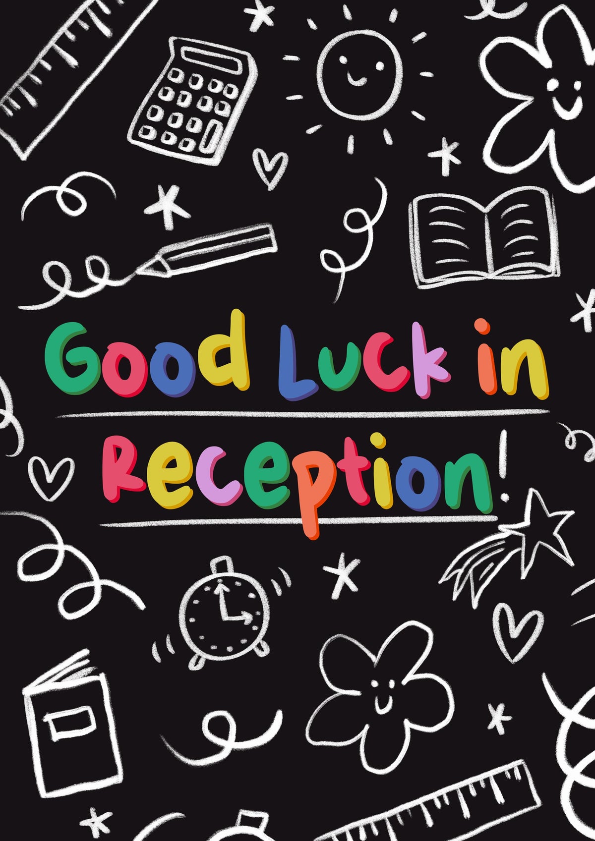 Good Luck in Reception School Card