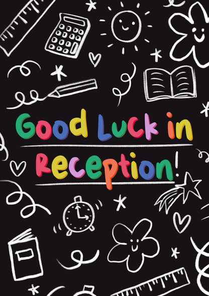 Good Luck in Reception School Card