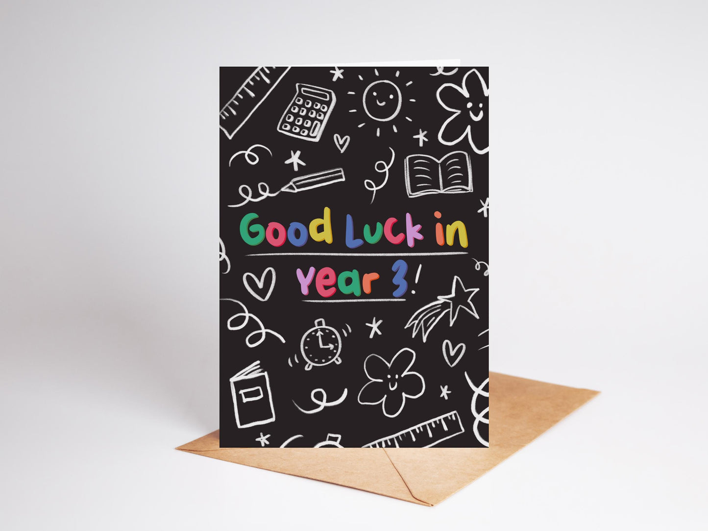 Good Luck in Year 3 School Card