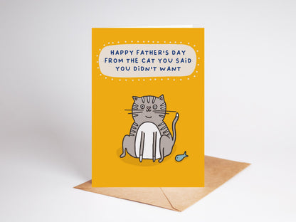 From the Cat Fathers Day Card