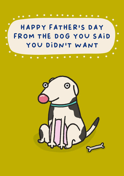 From the Dog Fathers Day Card