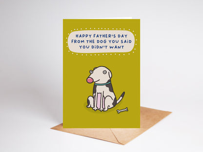 From the Dog Fathers Day Card