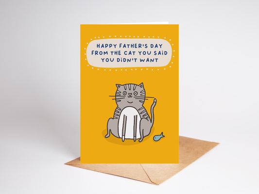 From the Cat Fathers Day Card